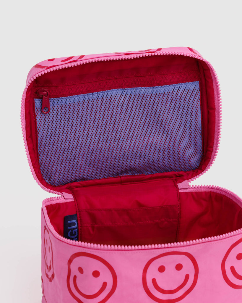 azalea pink happy large cosmetic case from baggu