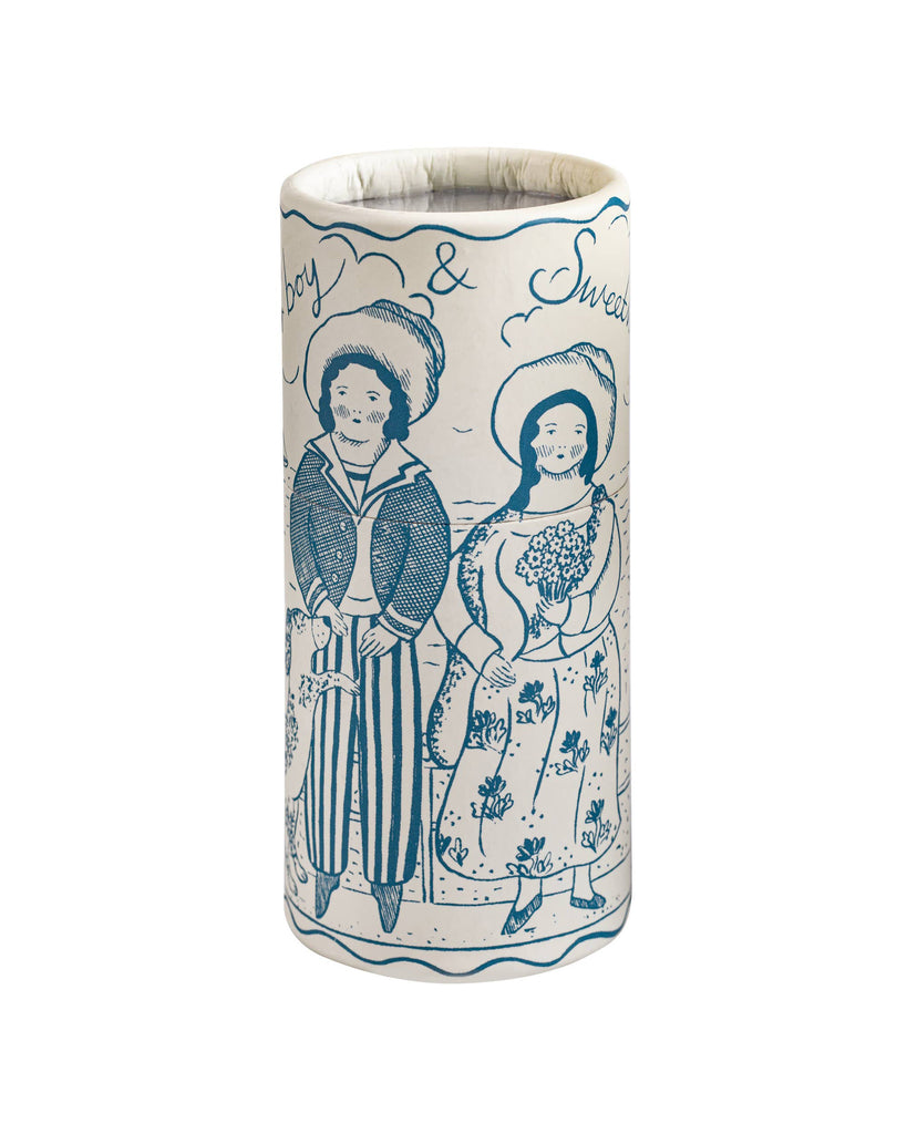 large cylinder of safety matches, sailor boy & sweetheart