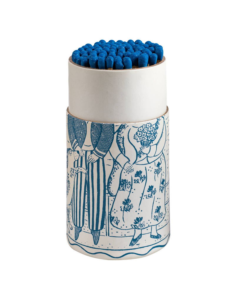large cylinder of safety matches, sailor boy & sweetheart