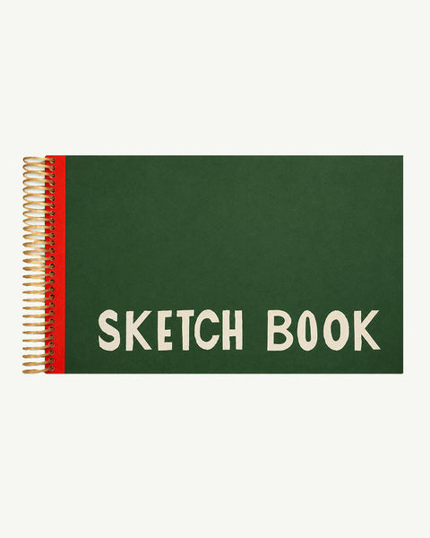 large spiral bound sketch book 