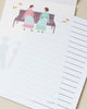 large writing pad guide sheet 
