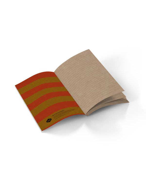 classic layflat notebook, blooming boots
