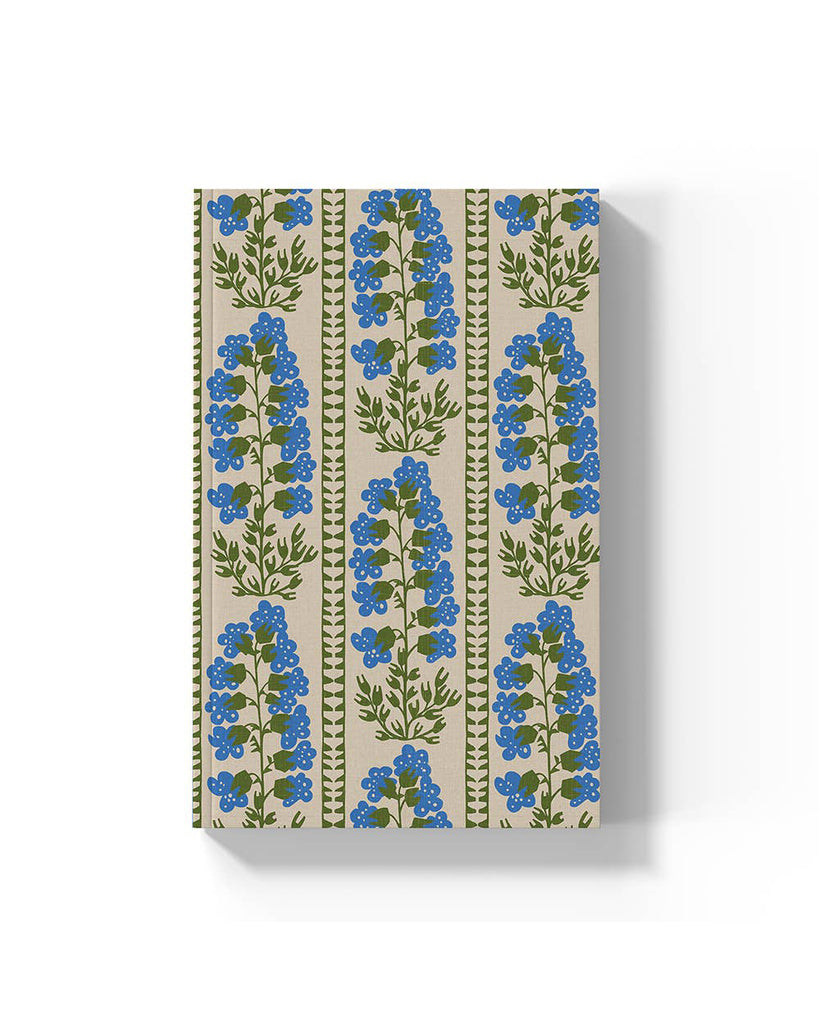 classic layflat notebook, delphinium