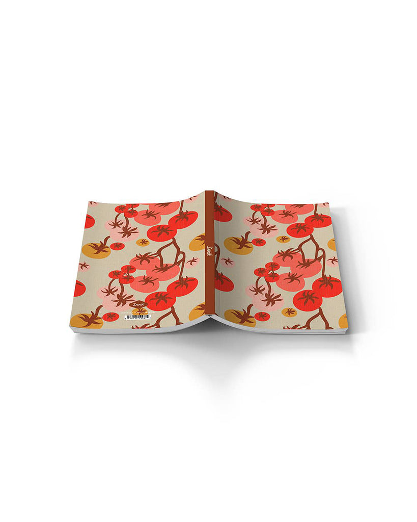classic layflat notebook, farmfolk tomato