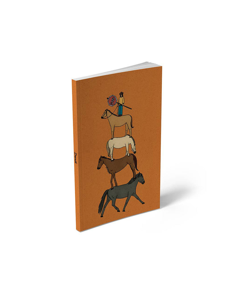 classic layflat notebook, hold your horses 