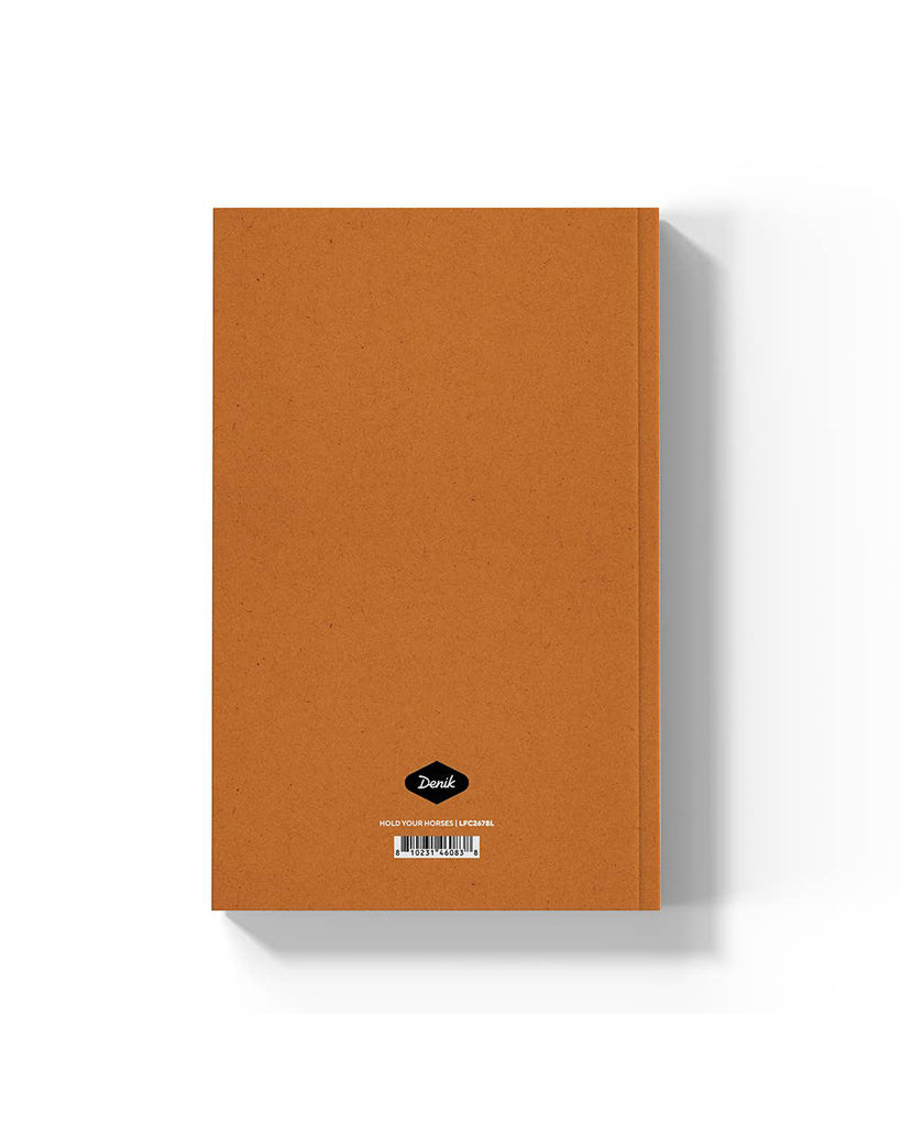 classic layflat notebook, hold your horses 