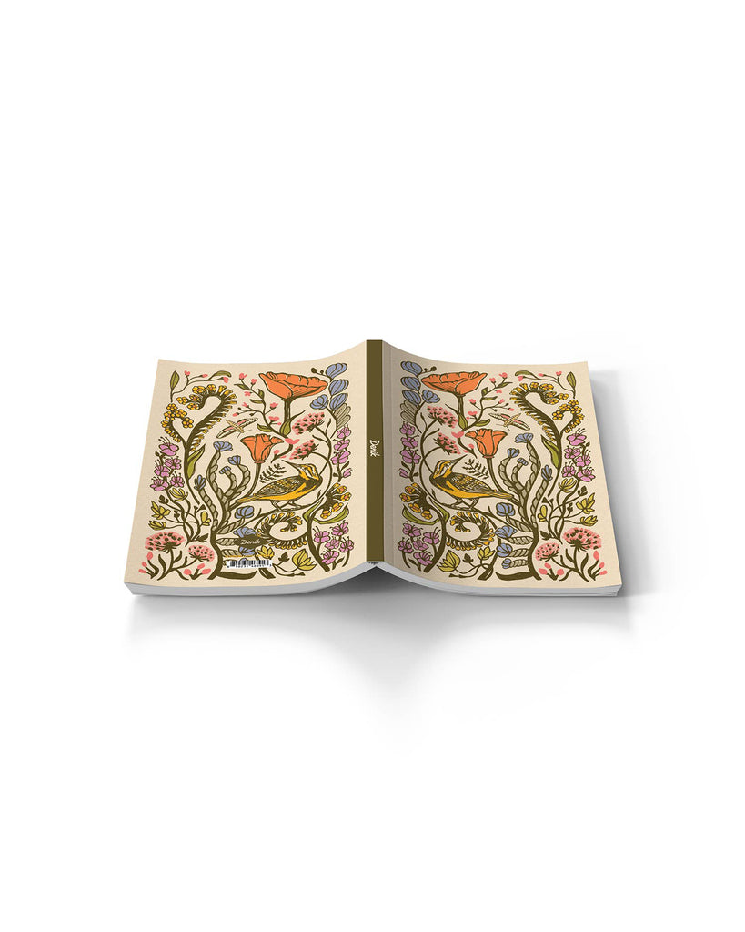 classic layflat notebook, superbloom
