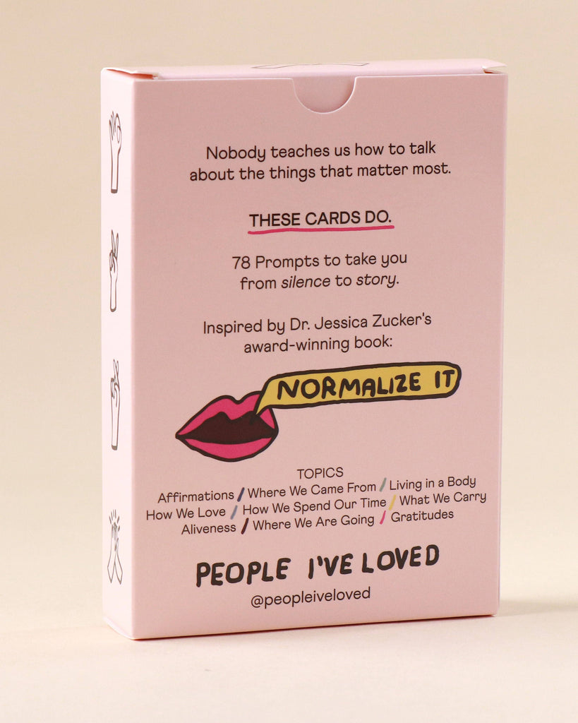Let's Talk About It Deck: Prompts for the Conversations We Long to Have