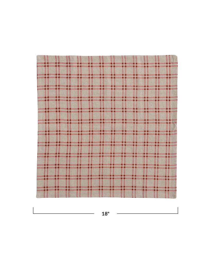 Lily Plaid Napkin Set