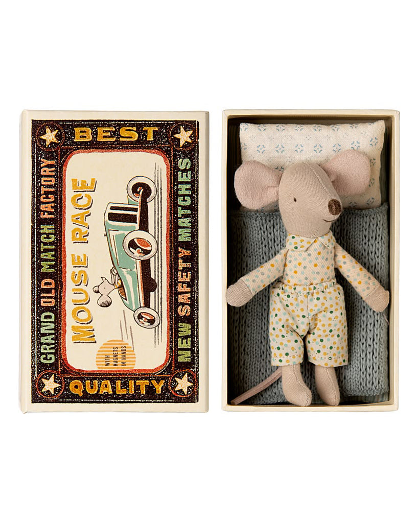 little brother mouse in matchbox