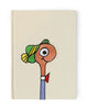 Lowly Worm Embroidered Journal