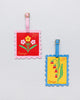 Novelty Luggage Tag Set stamps