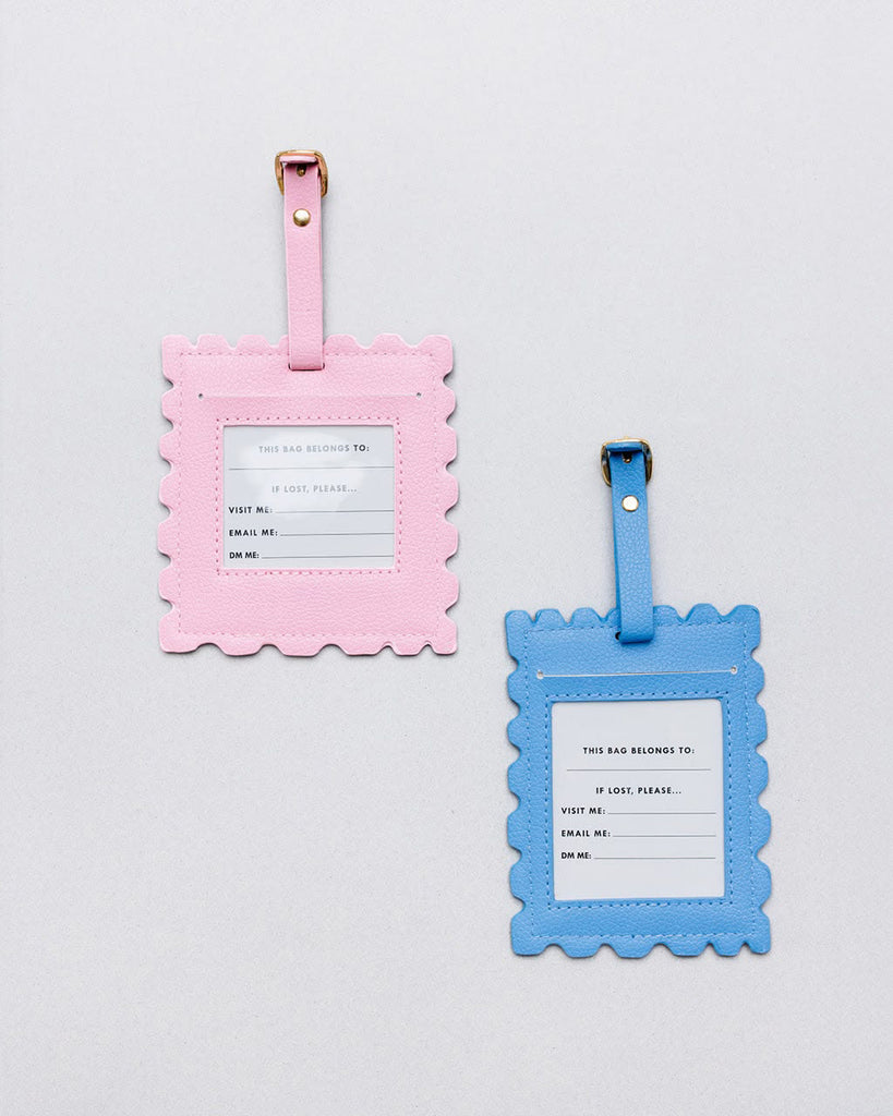 Novelty Luggage Tag Set stamps
