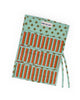 maddie jewelry roll in sage and rust