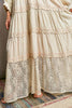 romantic-feeling maxi dress in cream with beautiful lace details throughout.