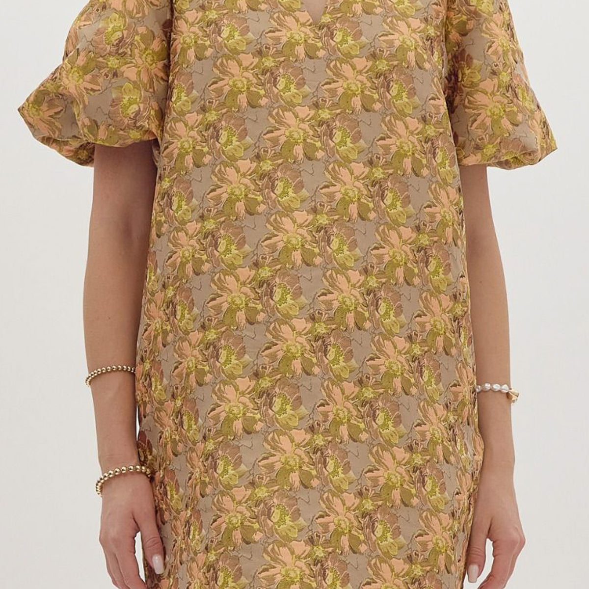 Mantra Brocade Shift Dress *S-L* | Women's Clothing