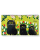spiral-bound planner featuring three cats artwork by canadian folk artist maud lewis