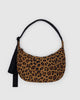 medium nylon crescent bag in leopard from baggu