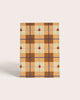 memo pad in a quilted apple pattern