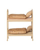 metal bunk bed with bedding for maileg mice
