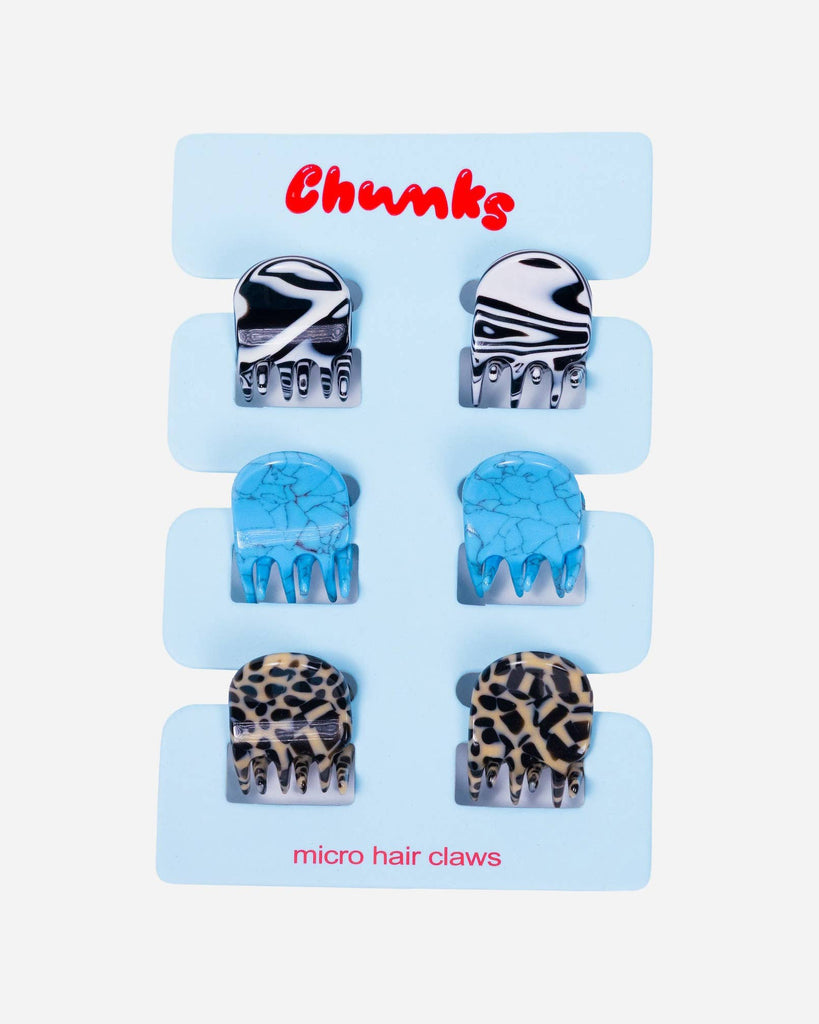 micro hair claws set in oasis