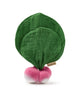 mini doudou teether, ramona the radish
