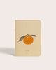 soft cover mini pocket notebook, clementine