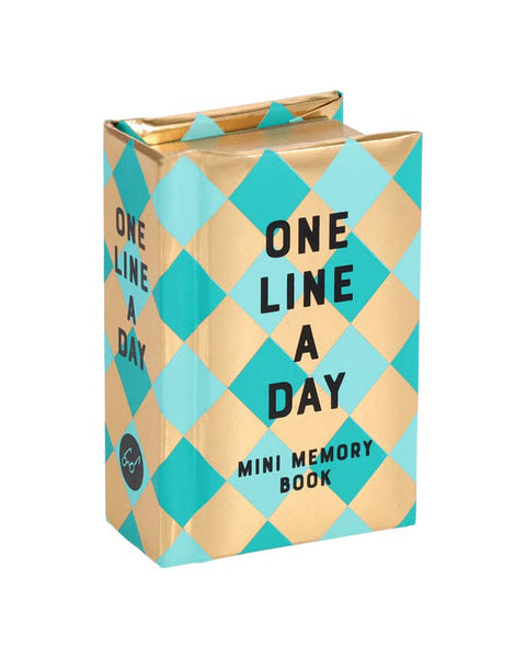 Mint Diamond Mini One Line A Day Journal