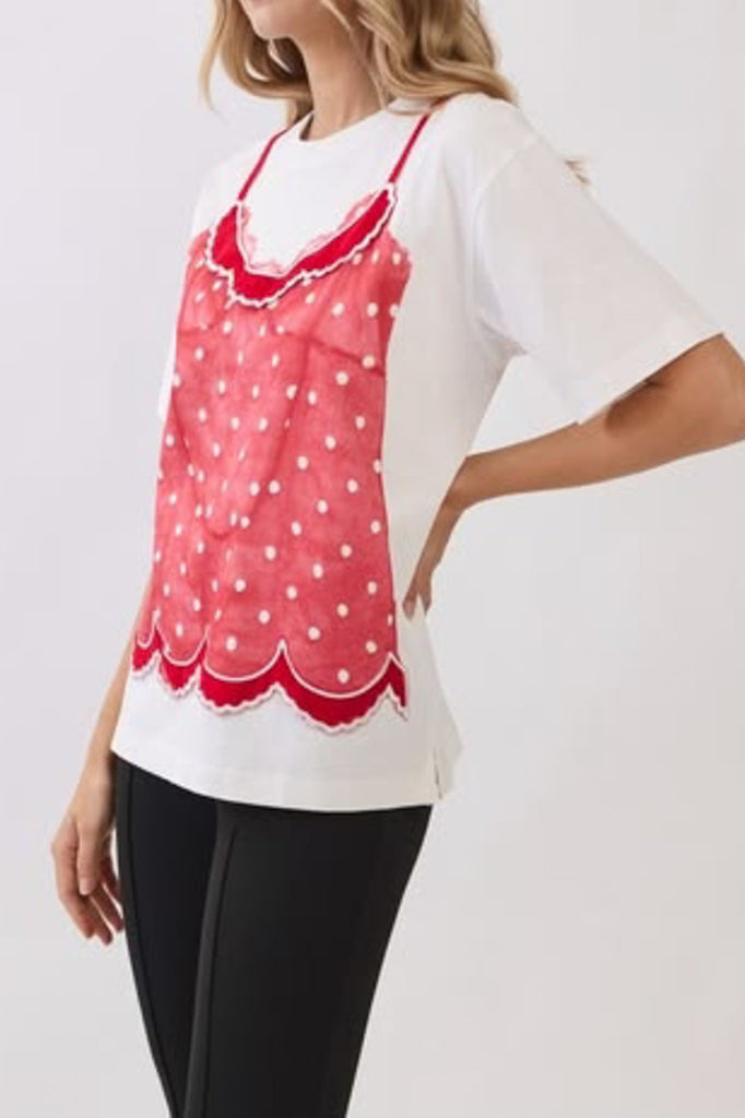 Monroe Lace Layered Tee