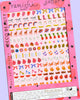dots and stripes nail stickers