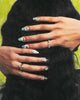 dots and stripes nail stickers