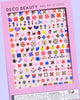 nail sticker set pinwheel