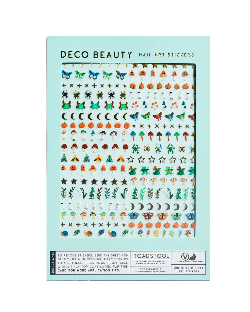 nail sticker set toadstool
