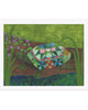 Whimsical Nature Inspired Art Print, quilted turtle