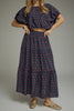 Navy Rust Minute Polka Dot Top