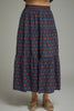 Navy Rust Minute Polka Dot Skirt