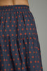Navy Rust Minute Polka Dot Skirt