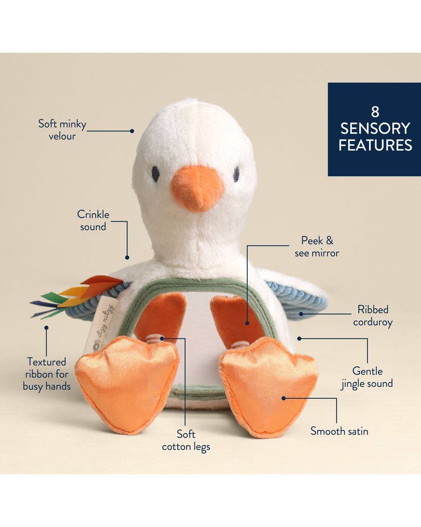Goose Itzy Bitzy Sensory Tummy Time Mirror