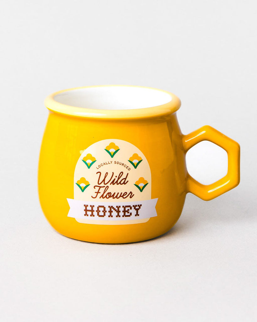 novelty coffee mug in the shape of a honey pot