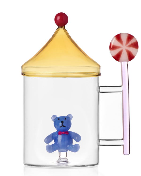Teddy Bear Mug with Lid