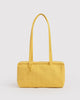 nylon bowler bag in sunflower yellow