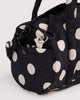 Black & Cream Polka Dot Nylon Duffle Bag from baggu