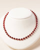 Oxblood + Carnelian Glass Beaded Necklace