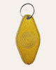 embroidered patch keychain with a vintage-inspired design, roses
