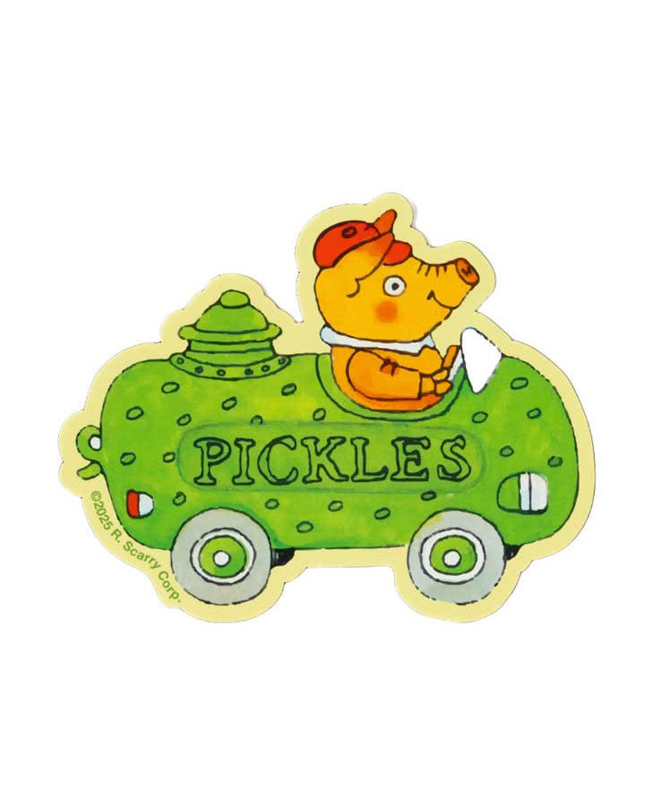 Richard Scarry Magnet, pickle car 