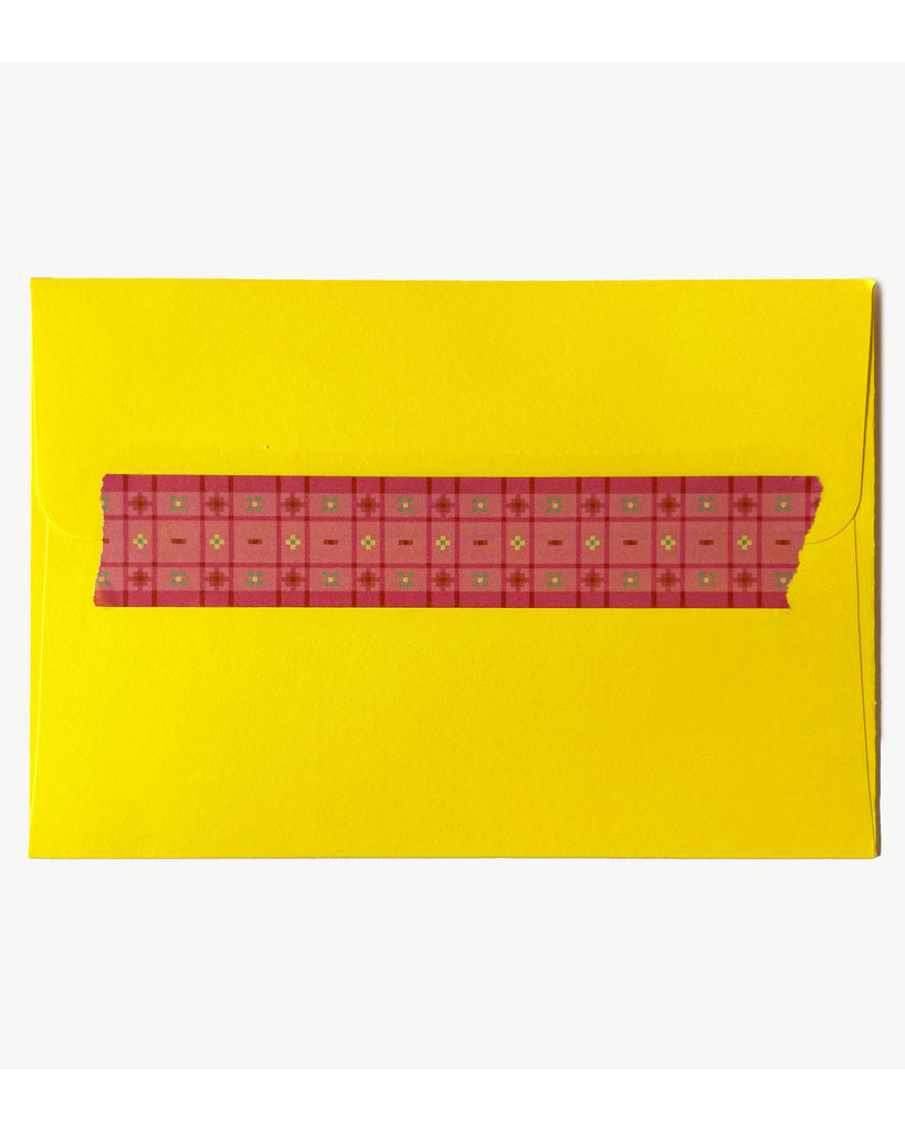 pink patterned washi tape