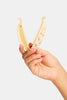 open piranha clip in vanilla bean
