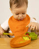 baby dish and spoon set, cathy the carrot