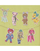 plushies paper garland kit featuring artwork by nathalie lete 