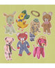 plushies paper garland kit featuring artwork by nathalie lete 